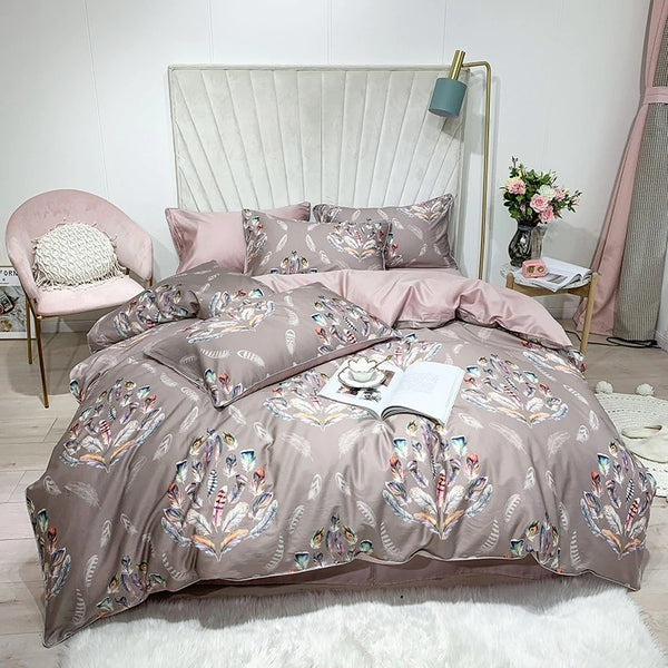 Flowers from Feathers Bedding Set (Egyptian Cotton)