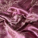 Joscelin Royal Purple Silky Jaquard Bedding Set