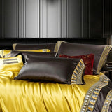 Queen Cleopatra Royal Crown Silky Bedding Set (Egyptian Cotton)