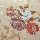 Three Roses of Queen Victoria Luxury Jaquard Bedding Set